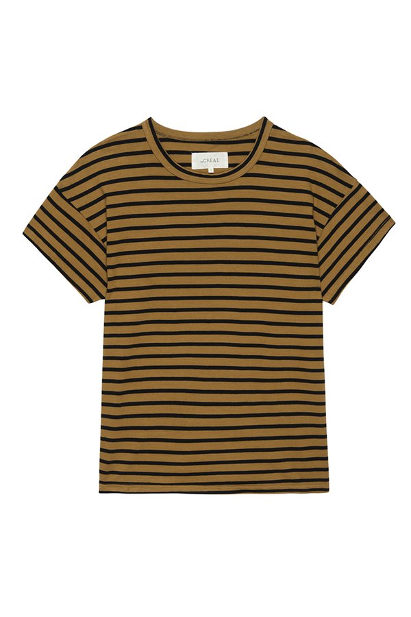The Great the boxy tee -  stripe