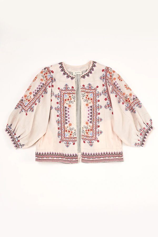 M.A.B.E eden embroidered jacket