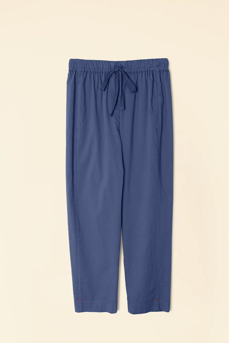 Xirena  draper trouser -  marlin blue back