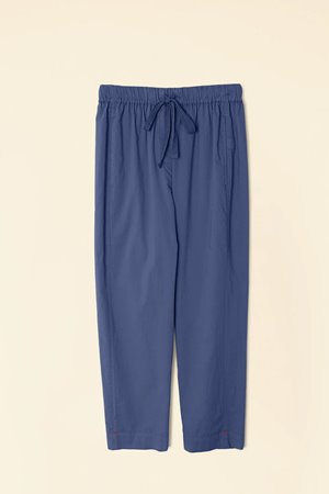 Xirena  draper trouser -  marlin blue back