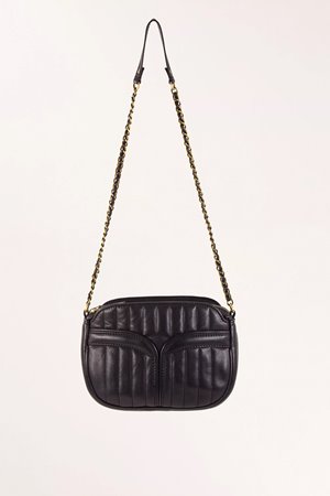 Sessun divine leather bag  black back