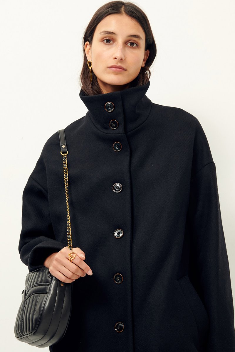 Sessun divine leather bag  black detail