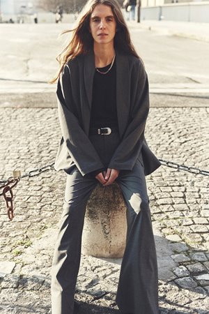 Xirena  portlyn pant - charcoal side