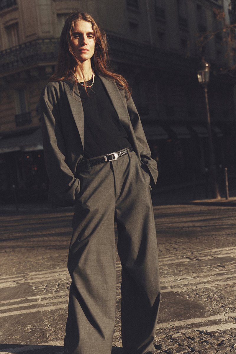 Xirena  portlyn pant - charcoal detail
