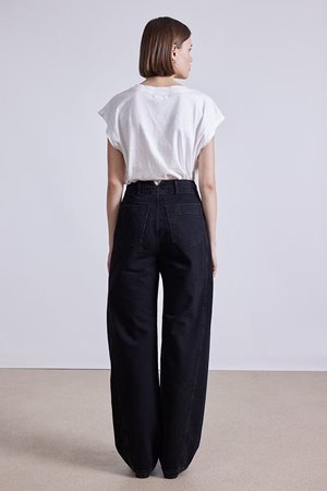 Apiece Apart meridian jean - luna wash  side