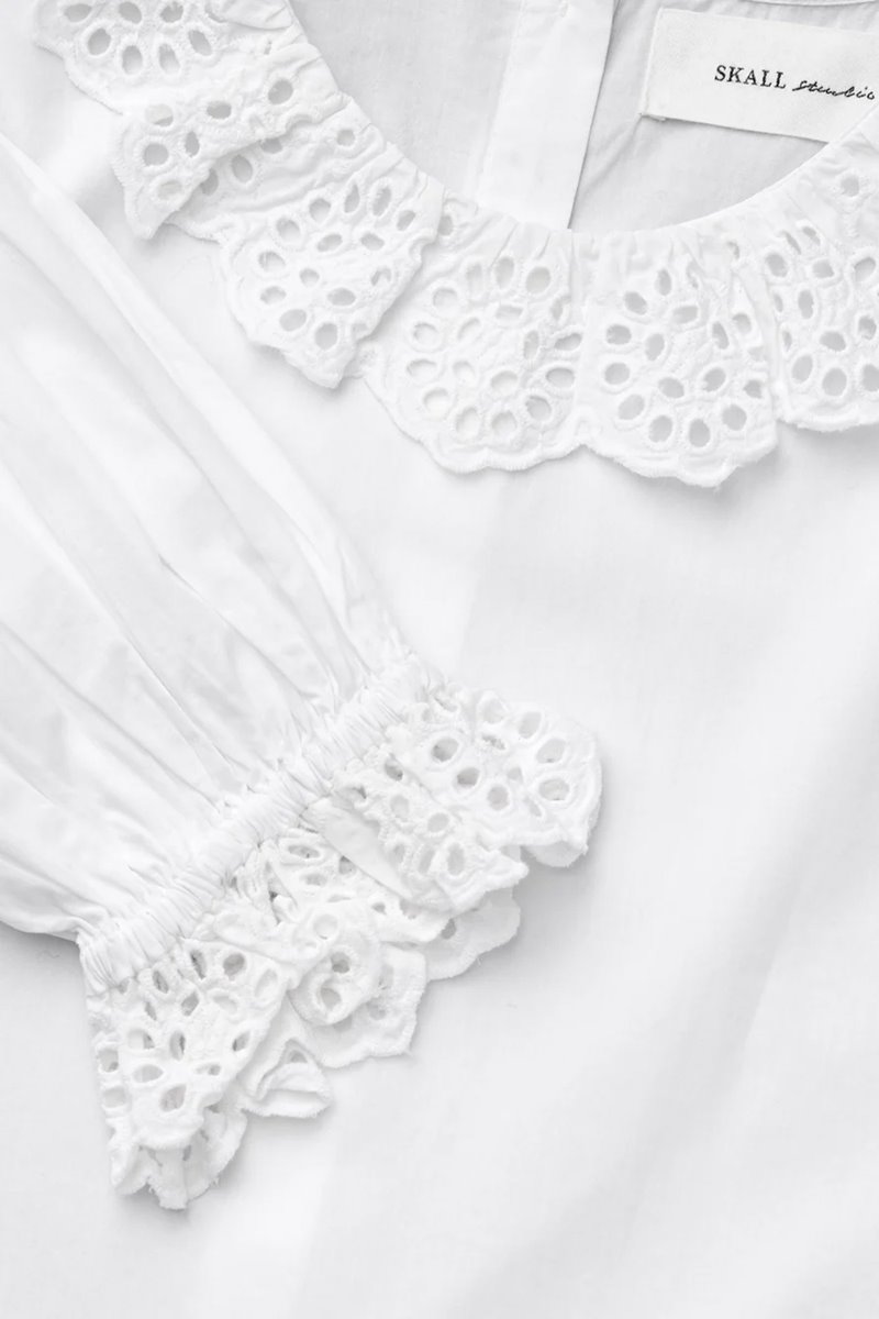 Skall Studio cornflower blouse back Skall Studio cornflower blouse back