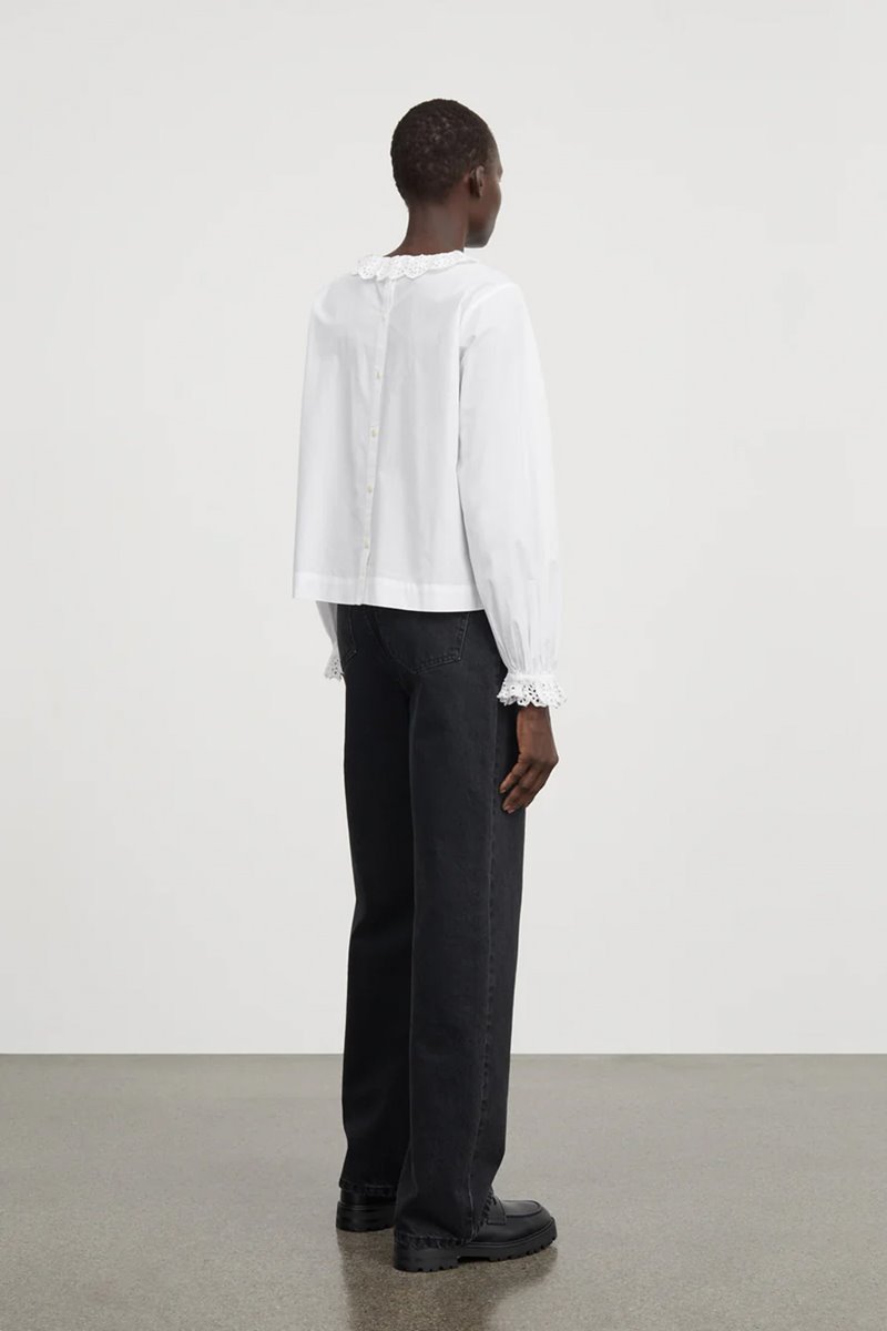 Skall Studio cornflower blouse side Skall Studio cornflower blouse side