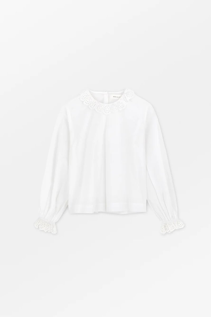 Skall Studio cornflower blouse detail Skall Studio cornflower blouse detail