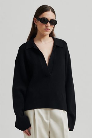 Second Female colada knit black Second Female colada knit black