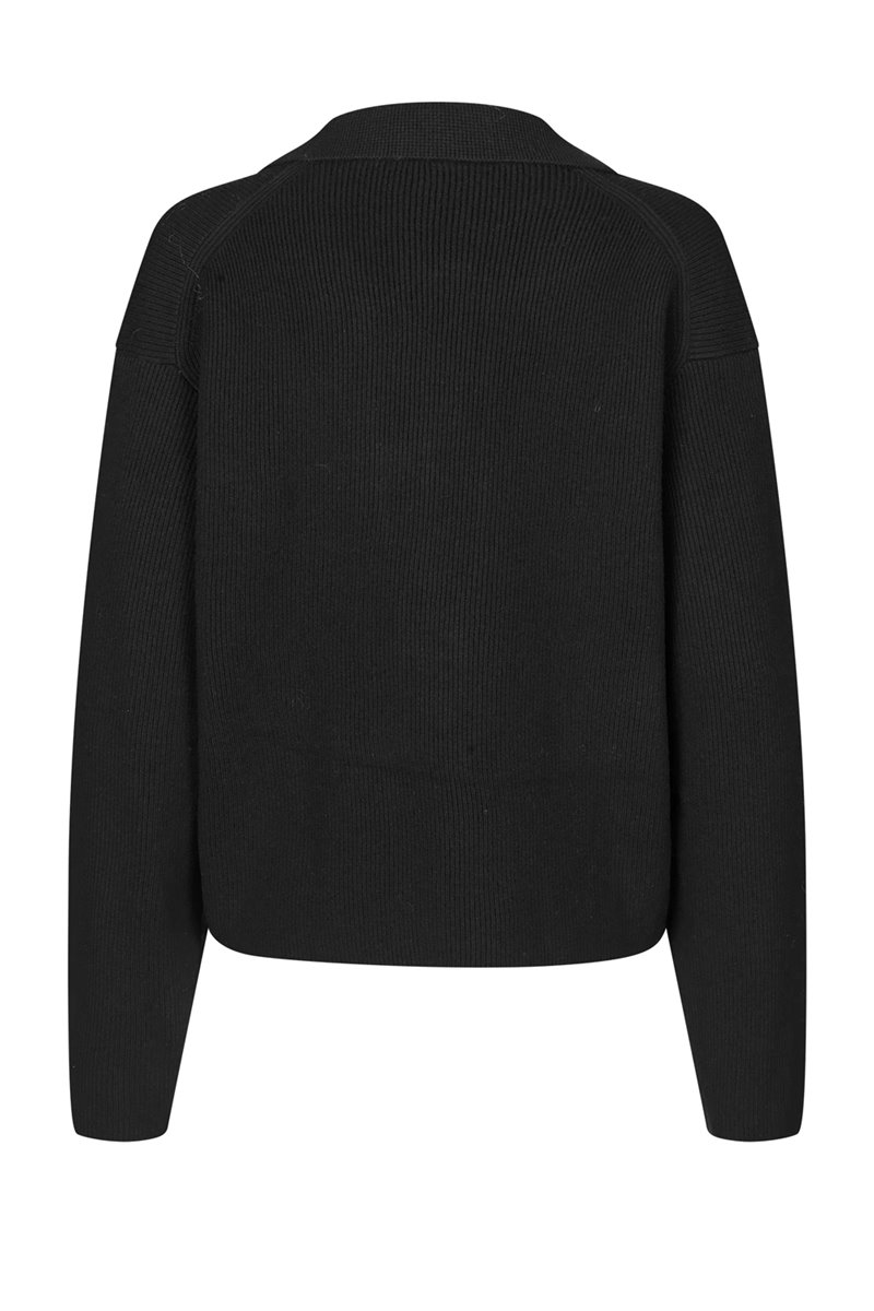 Second Female colada knit black side Second Female colada knit black side