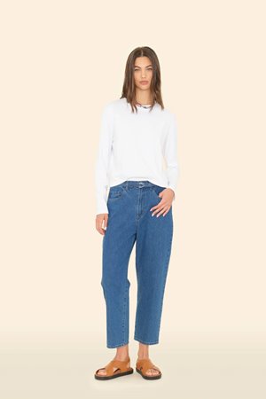 Xirena  brecker pant  durango denim back