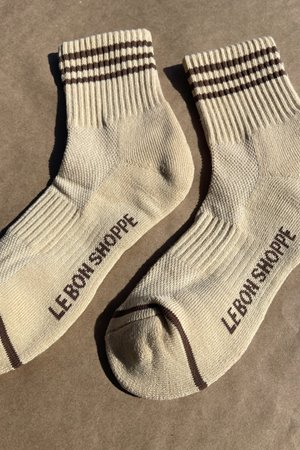 Le Bon Shoppe girlfriend sock - daisy side