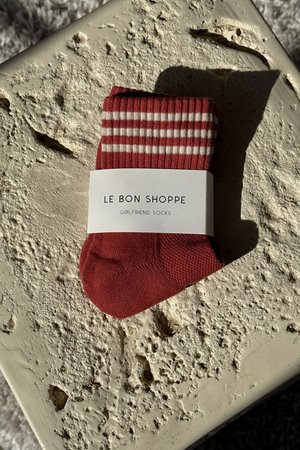 Le Bon Shoppe girlfriend sock terracotta back Le Bon Shoppe girlfriend sock terracotta back