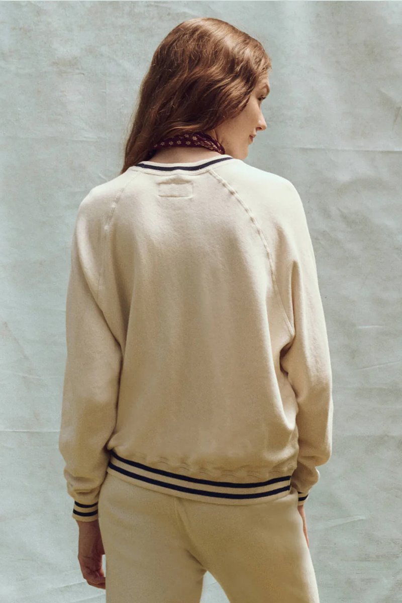 The Great the varisty college sweatshirt side