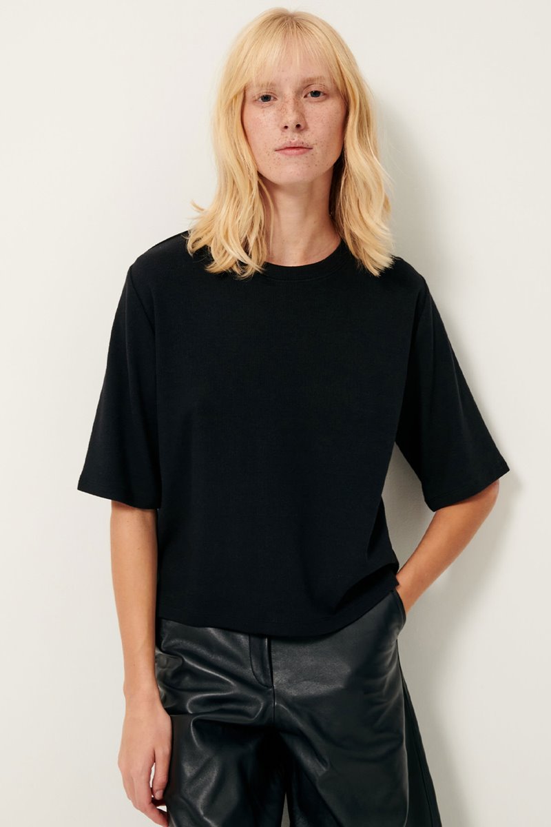 Sessun serge tee black detail Sessun serge tee black detail
