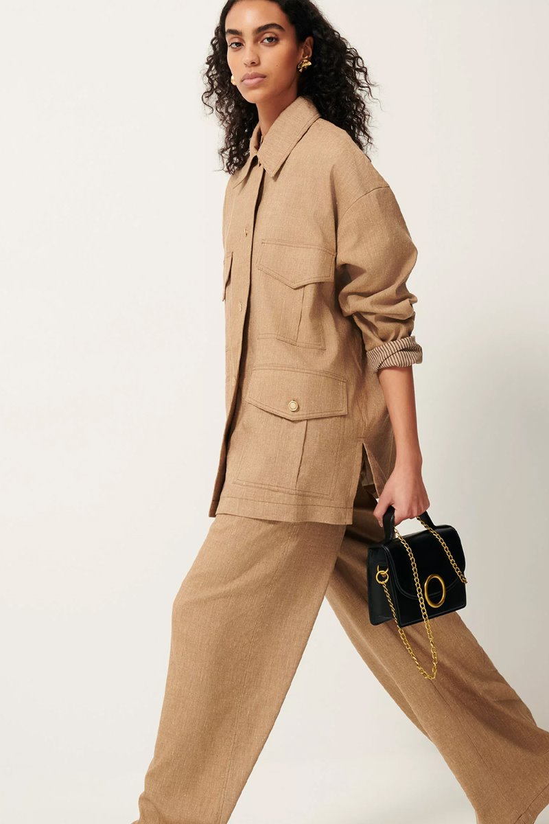 Sessun sahajo jacket alpaga back