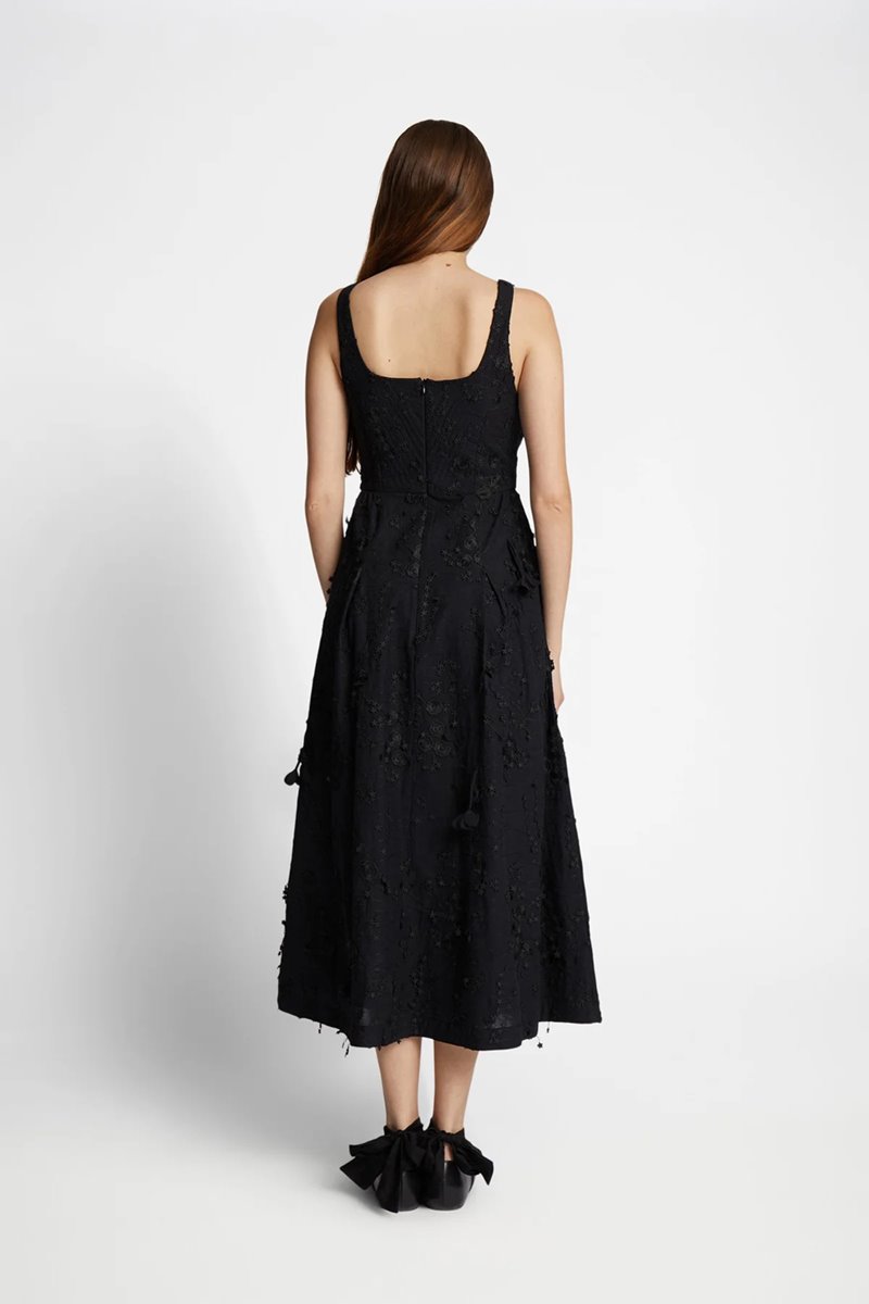 Munthe  fronia dress black back Munthe  fronia dress black back