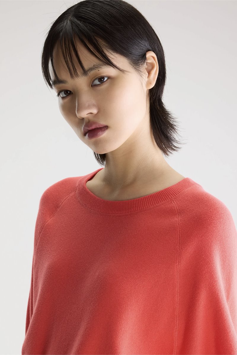 Bellerose anglet top corail detail