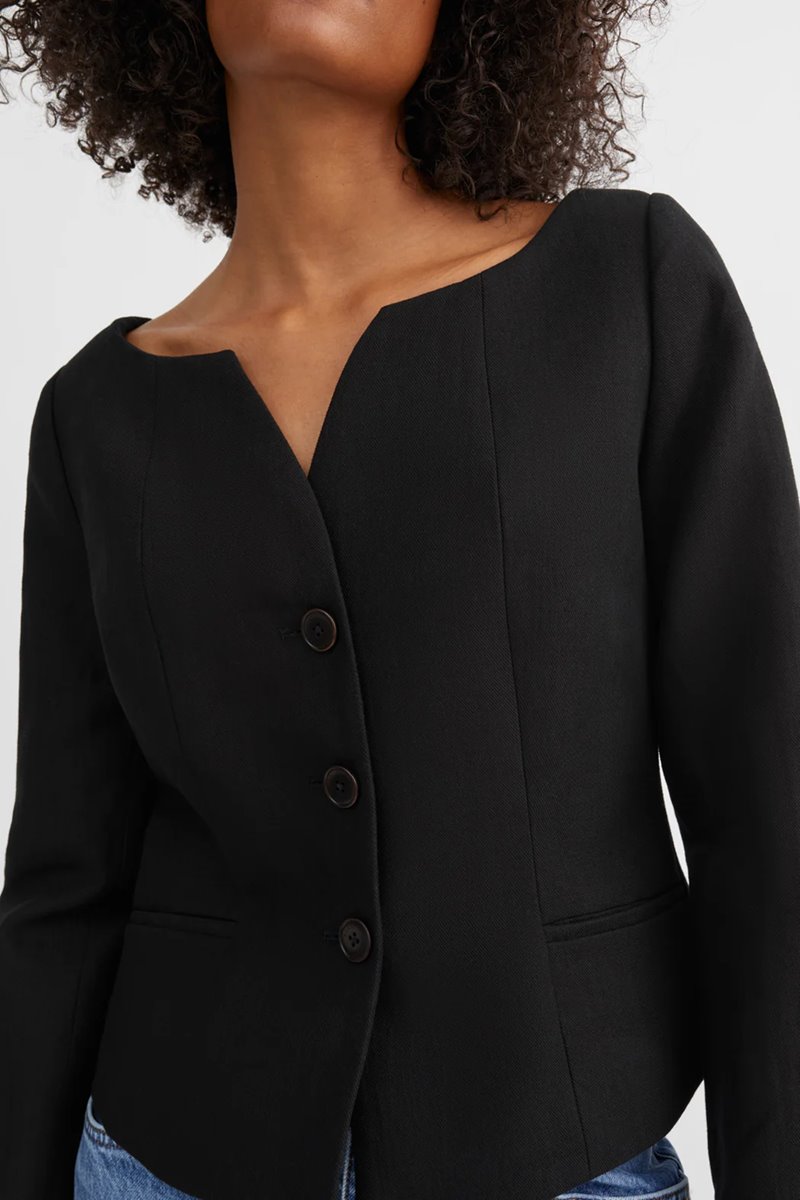 Skall Studio athena blazer black back Skall Studio athena blazer black back