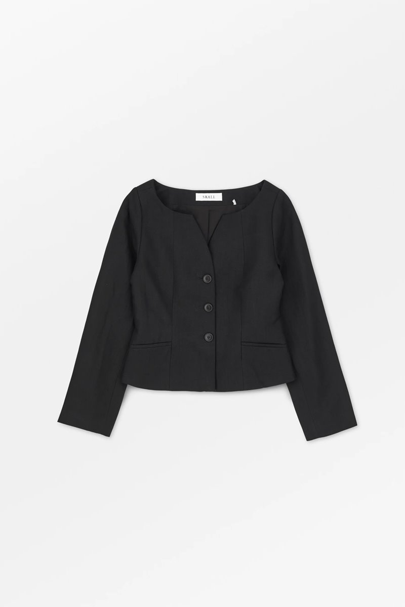 Skall Studio athena blazer black detail Skall Studio athena blazer black detail
