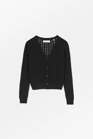 Skall Studio ellis cardigan black detail