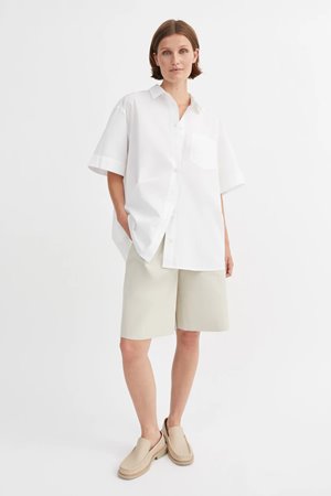 Skall Studio aggie shirt white back