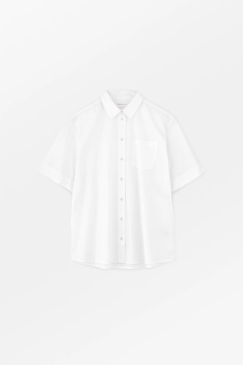 Skall Studio aggie shirt white detail