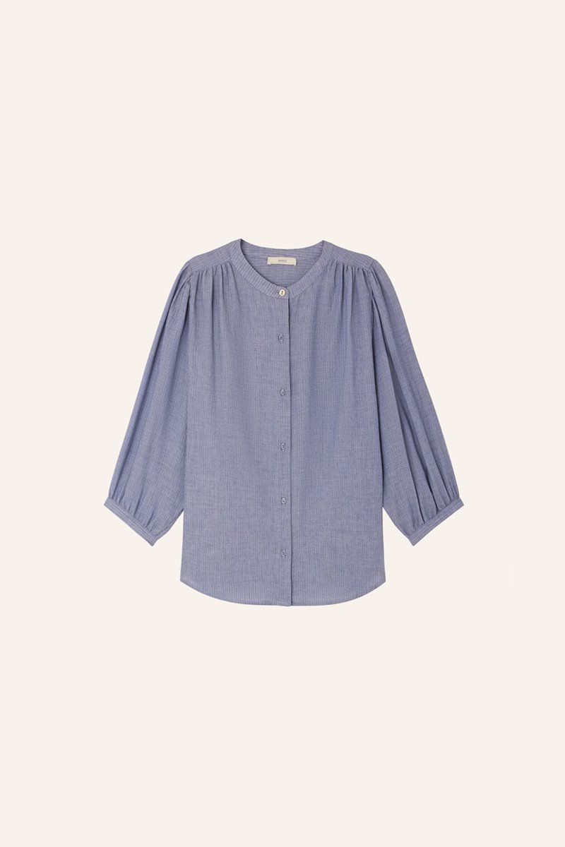 Sessun a view blouse chambray back