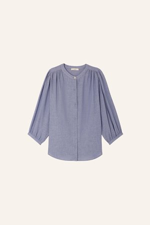 Sessun a view blouse chambray back