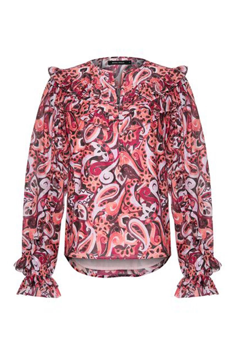 Magali Pascal bernadette blouse  - painted paisley