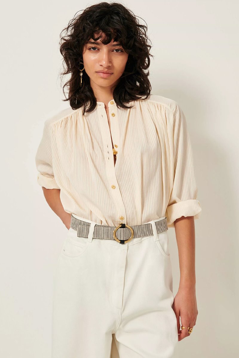 Sessun stalight blouse fleur de sel side