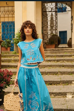 Petite Mendigote jose skirt mer back