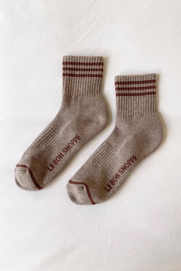 Le Bon Shoppe girlfriend sock hazelnut