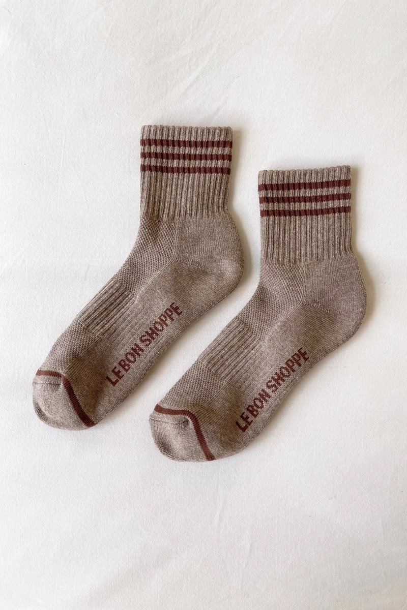 Le Bon Shoppe girlfriend sock hazelnut