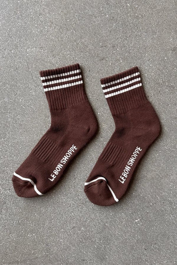Le Bon Shoppe girlfriend sock mahoghany