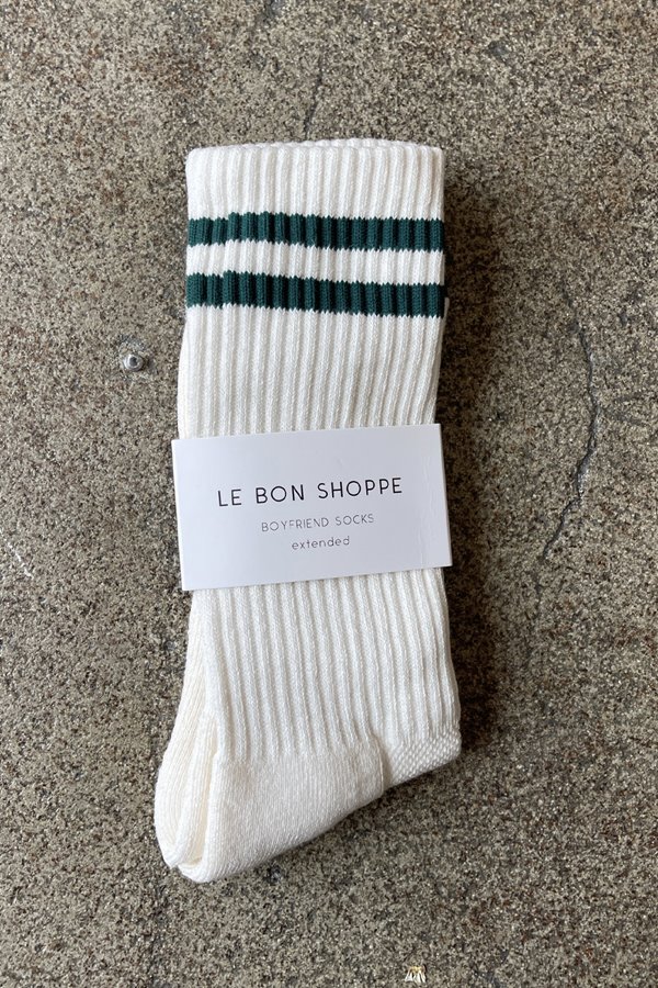 Le Bon Shoppe extended boyfriend sock parchment