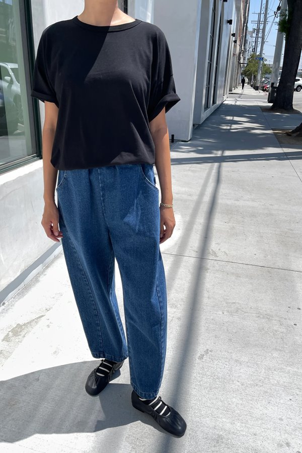 Le Bon Shoppe arc pant  blue denim