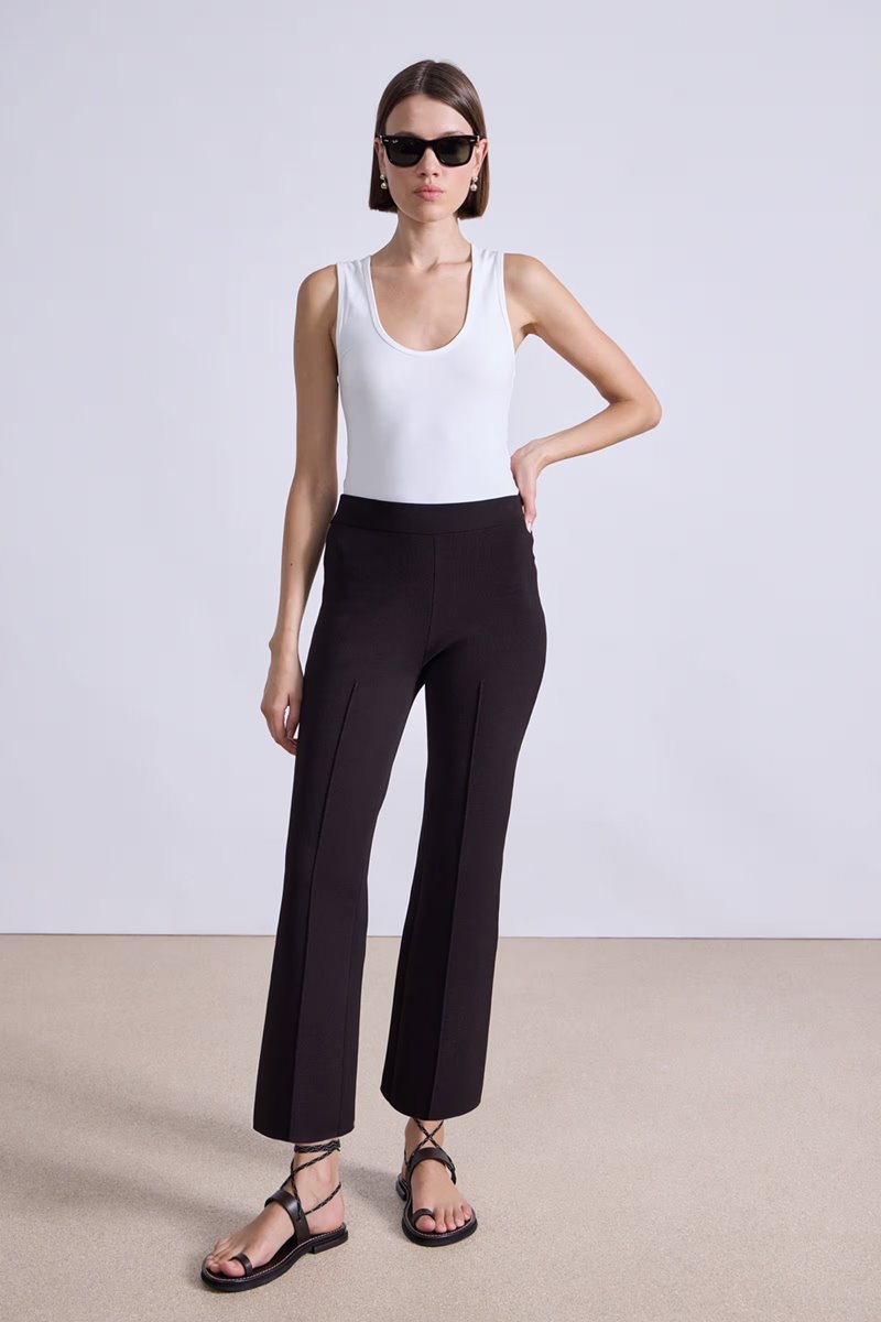 Apiece Apart rene pull on pant deep espresso