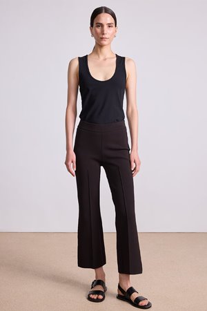 Apiece Apart rene pull on pant deep espresso