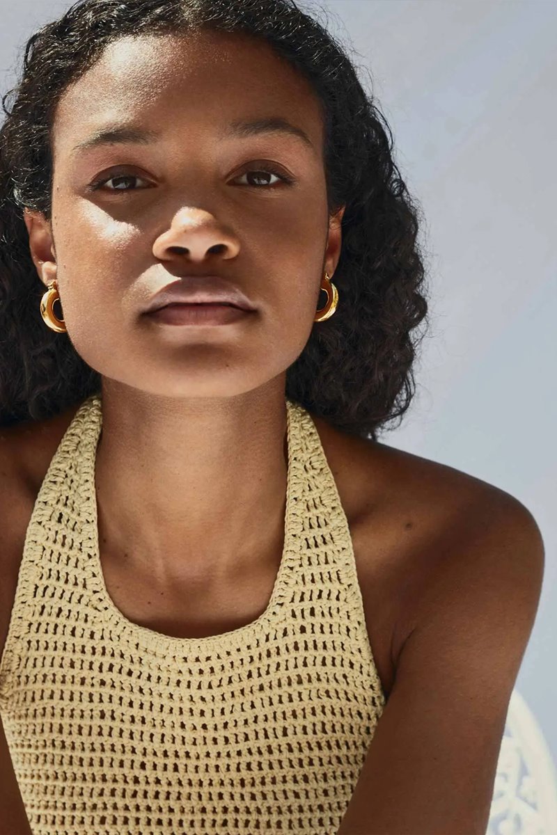 Shyla  monica smooth earrings back