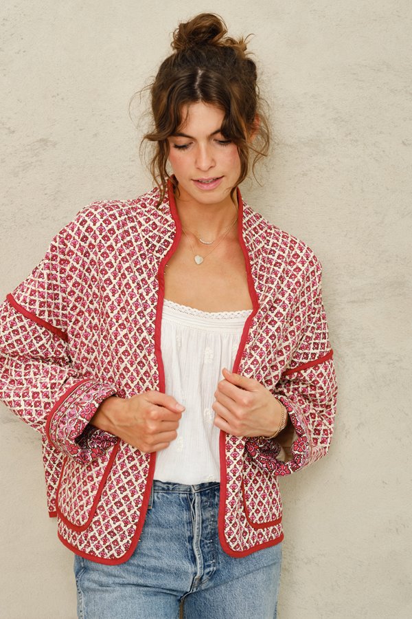 M.A.B.E viti print jacket