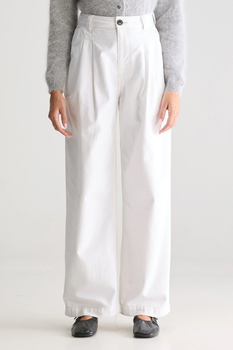 Bellerose pristine trouser white side