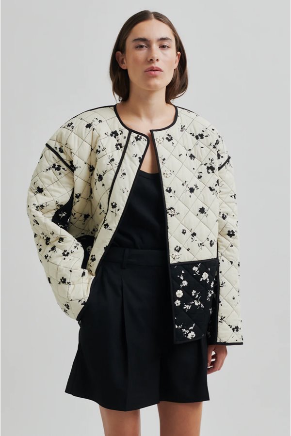 Second Female quin quilt jacket