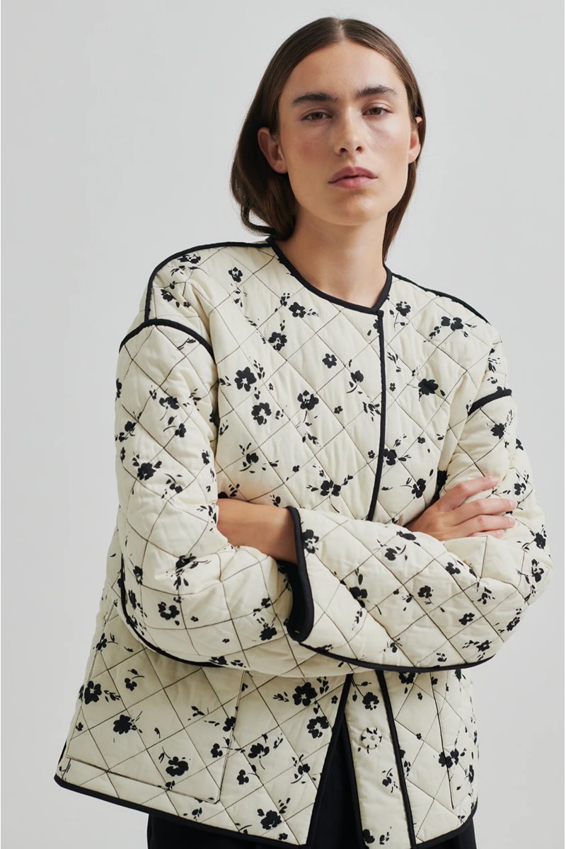 Second Female quin quilt jacket back Second Female quin quilt jacket back