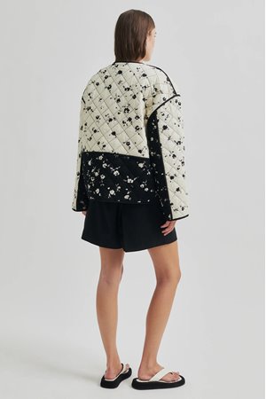 Second Female quin quilt jacket side Second Female quin quilt jacket side