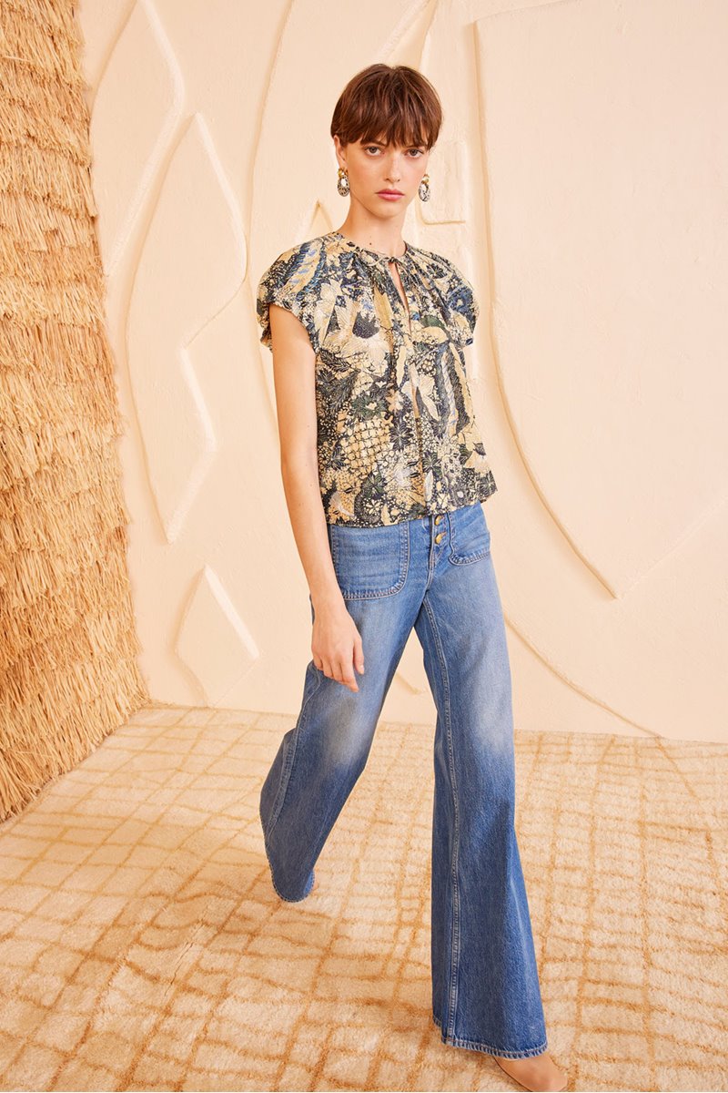 Ulla Johnson issa top bell flower