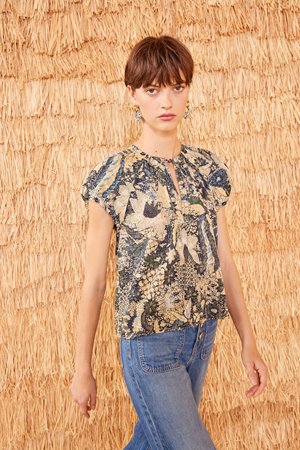 Ulla Johnson issa top bell flower back Ulla Johnson issa top bell flower back