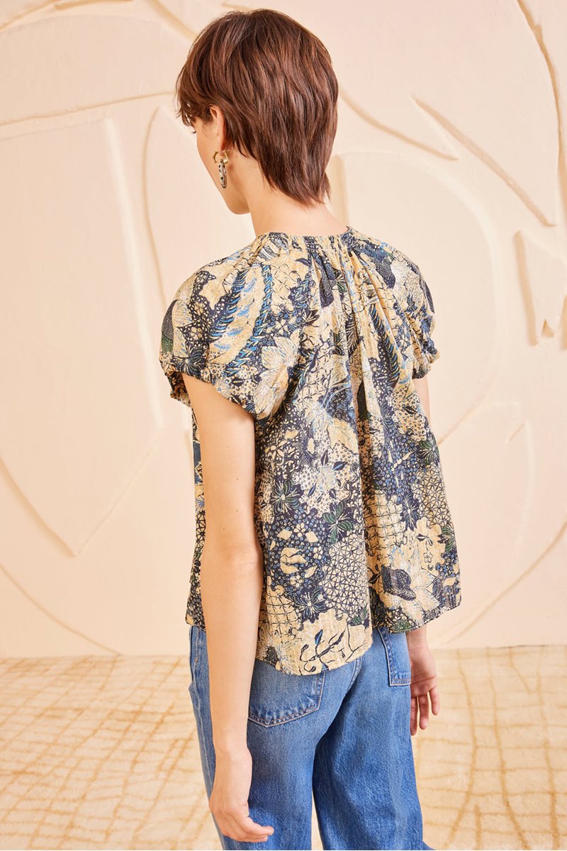 Ulla Johnson issa top bell flower side Ulla Johnson issa top bell flower side