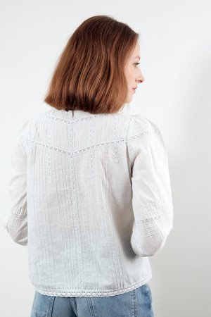 Kj's Laundry sabina top - white back