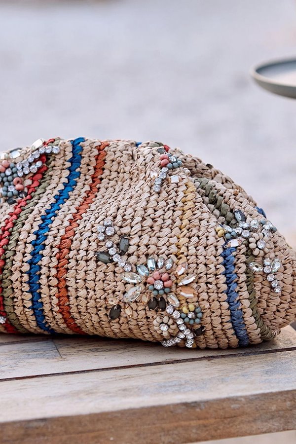 M.A.B.E alora clutch - multi colour